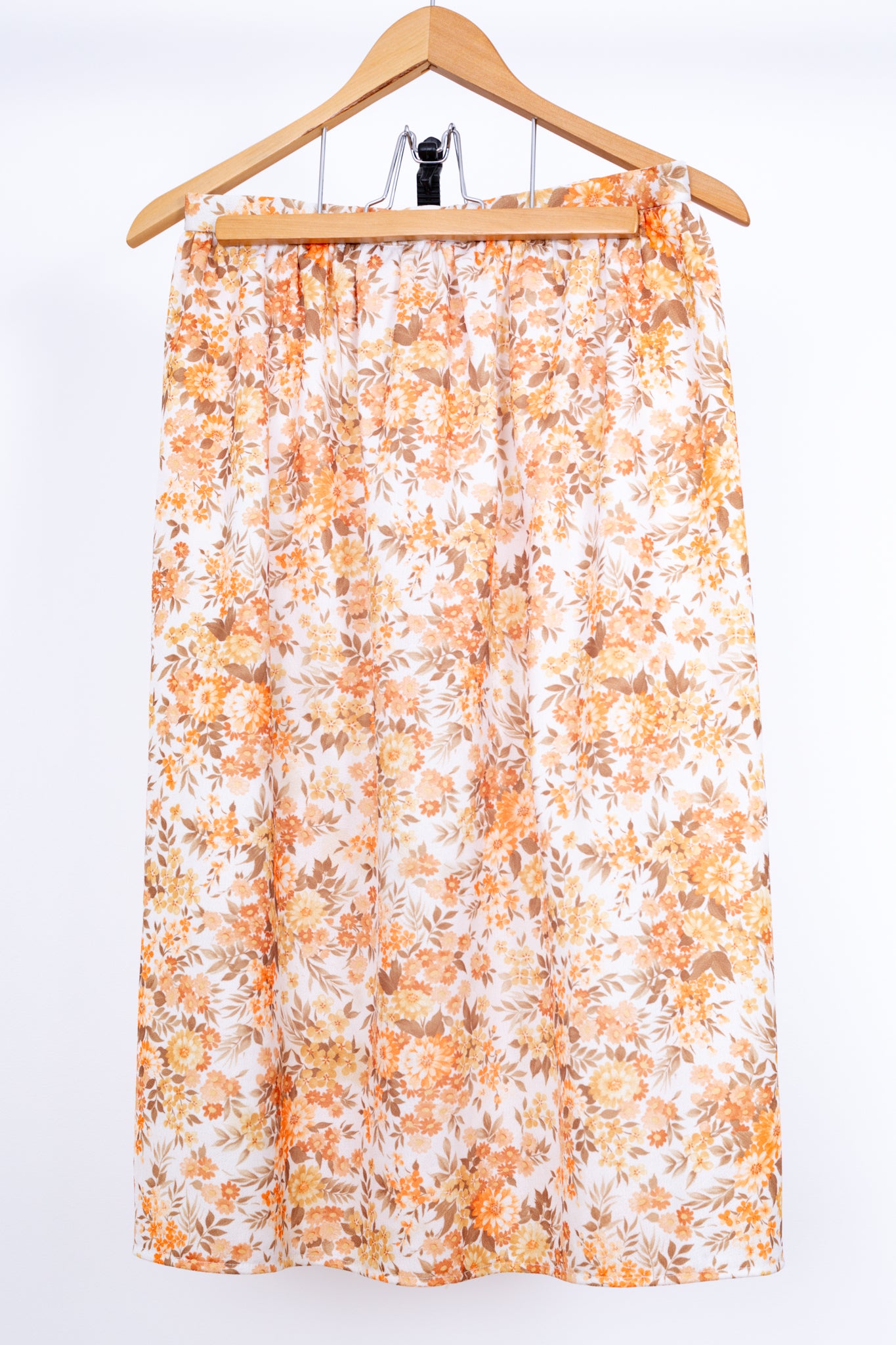 Jupe midi florale 40