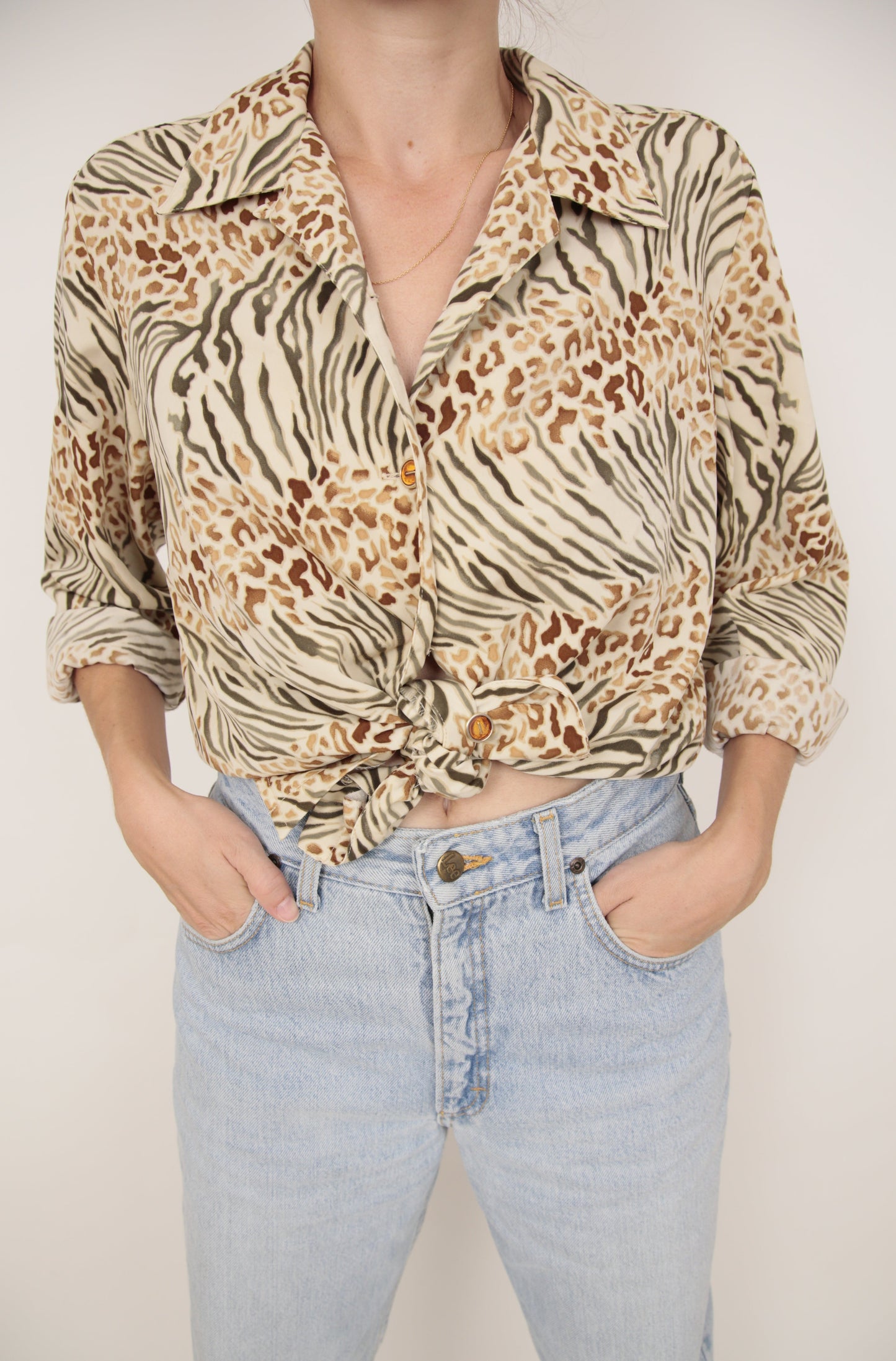 Chemisier savane Mary West 38