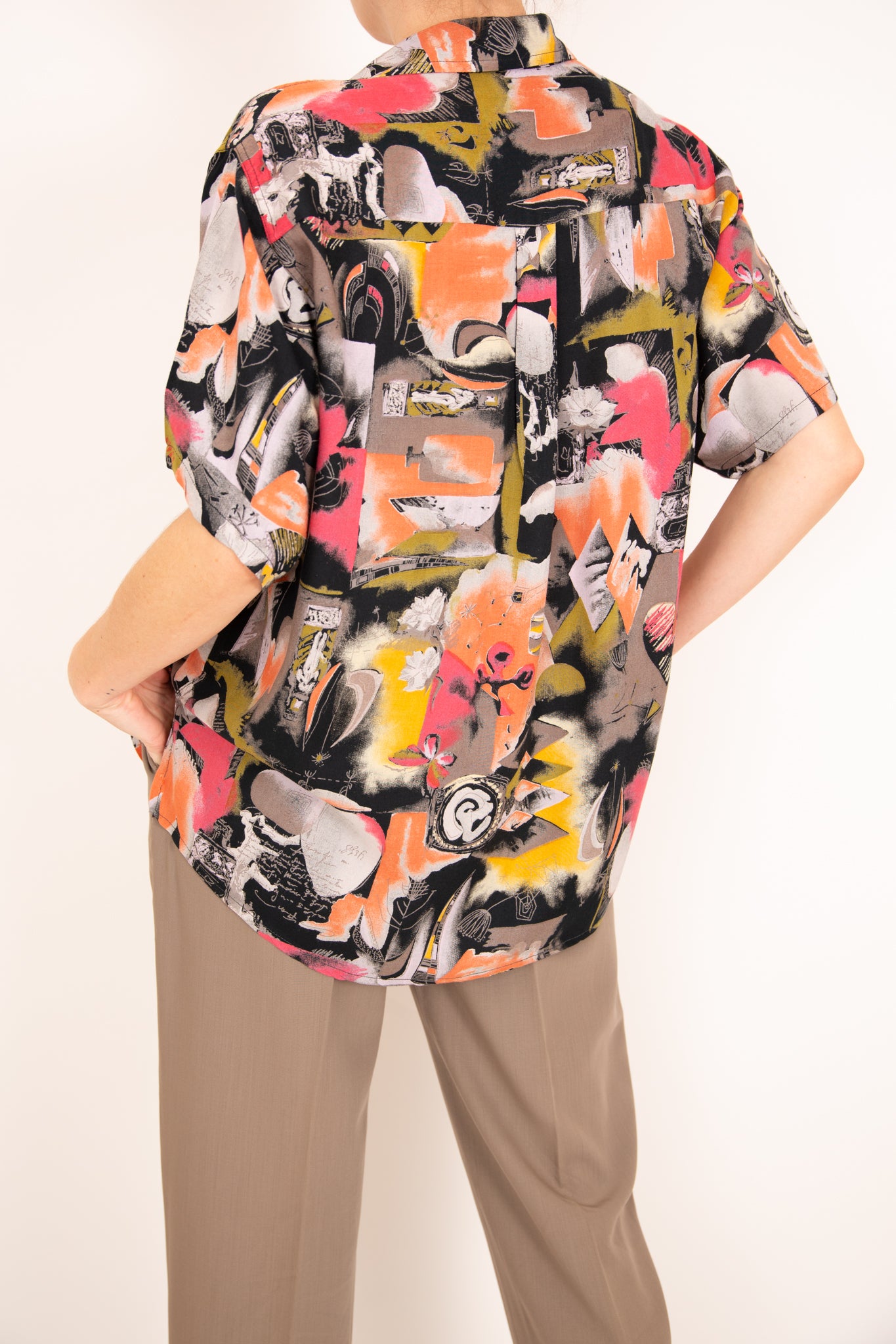 Chemise décontractée multicolore 38