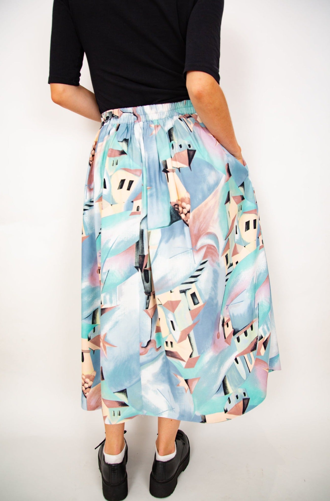 Jupe midi pastel 42