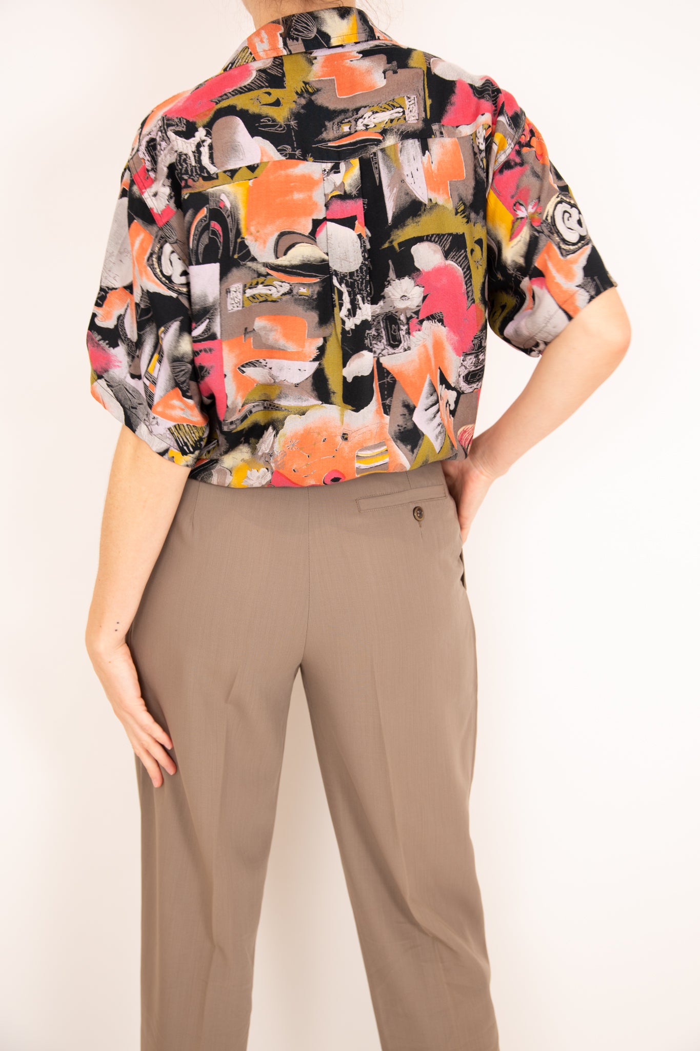 Chemise décontractée multicolore 38