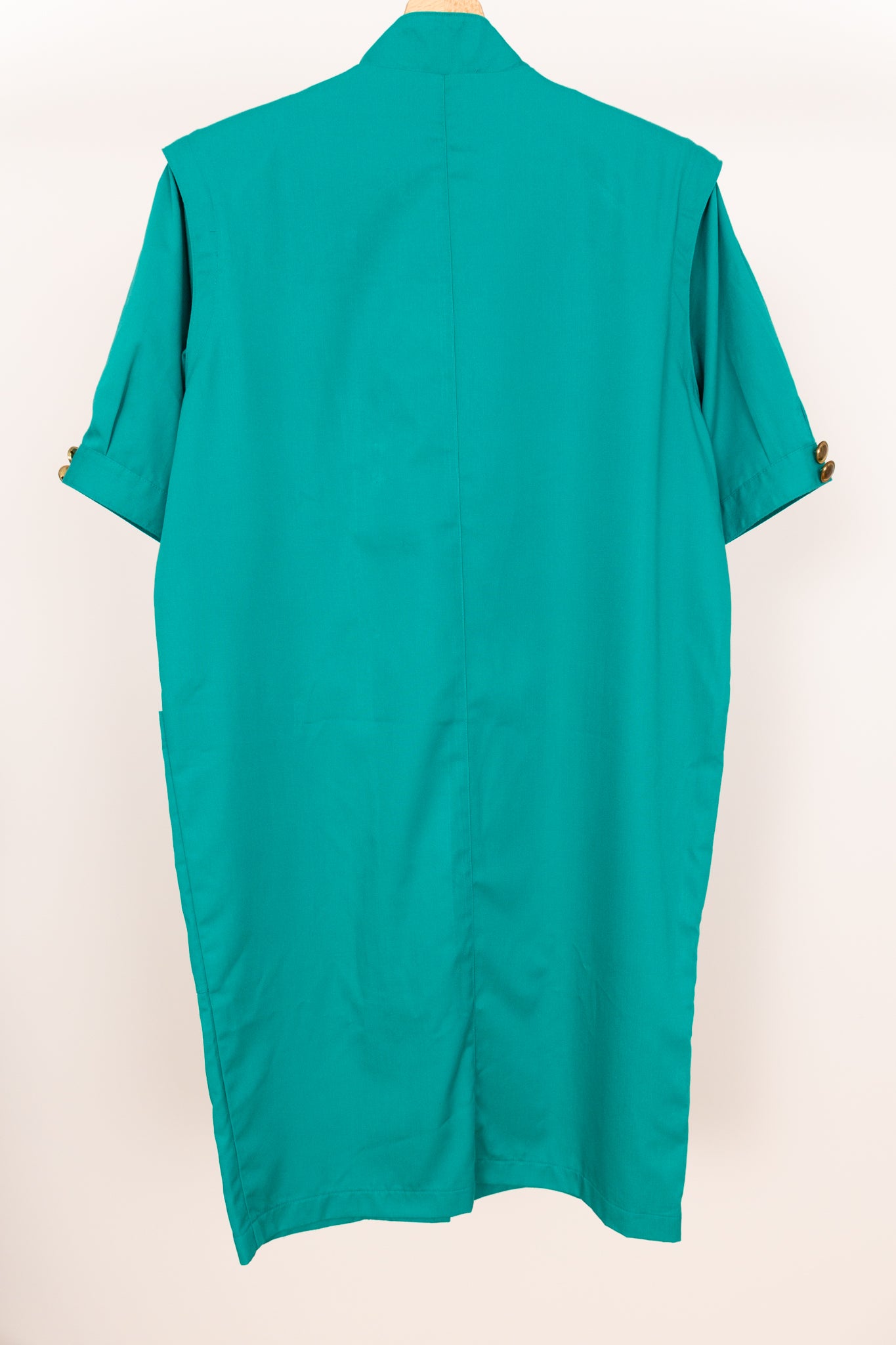 Robe à épaulettes turquoise 40