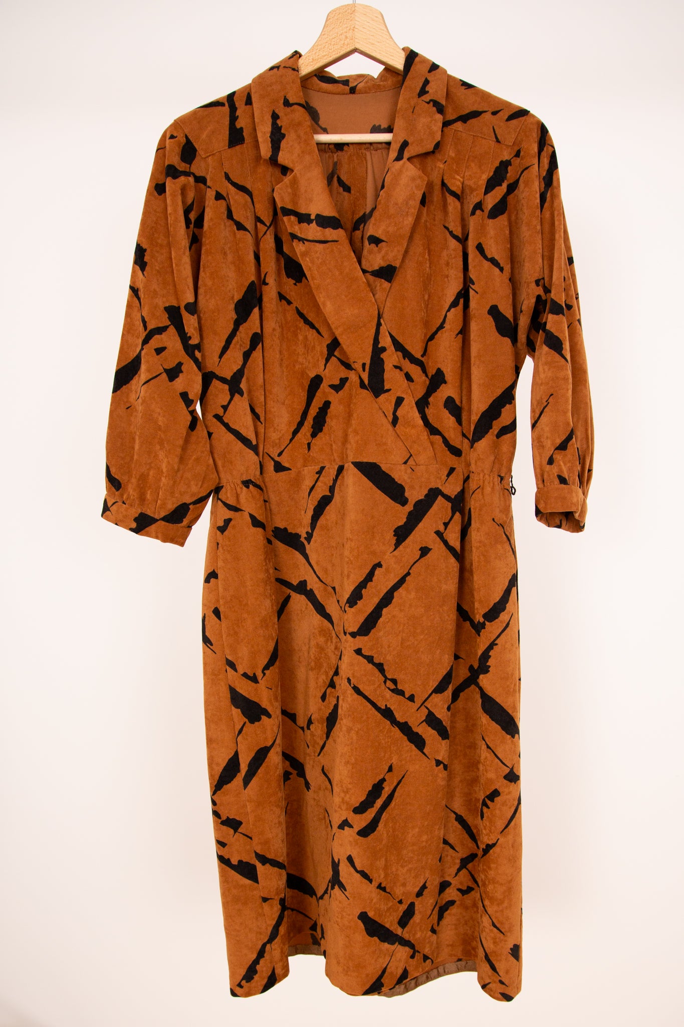Robe portefeuille camel 40