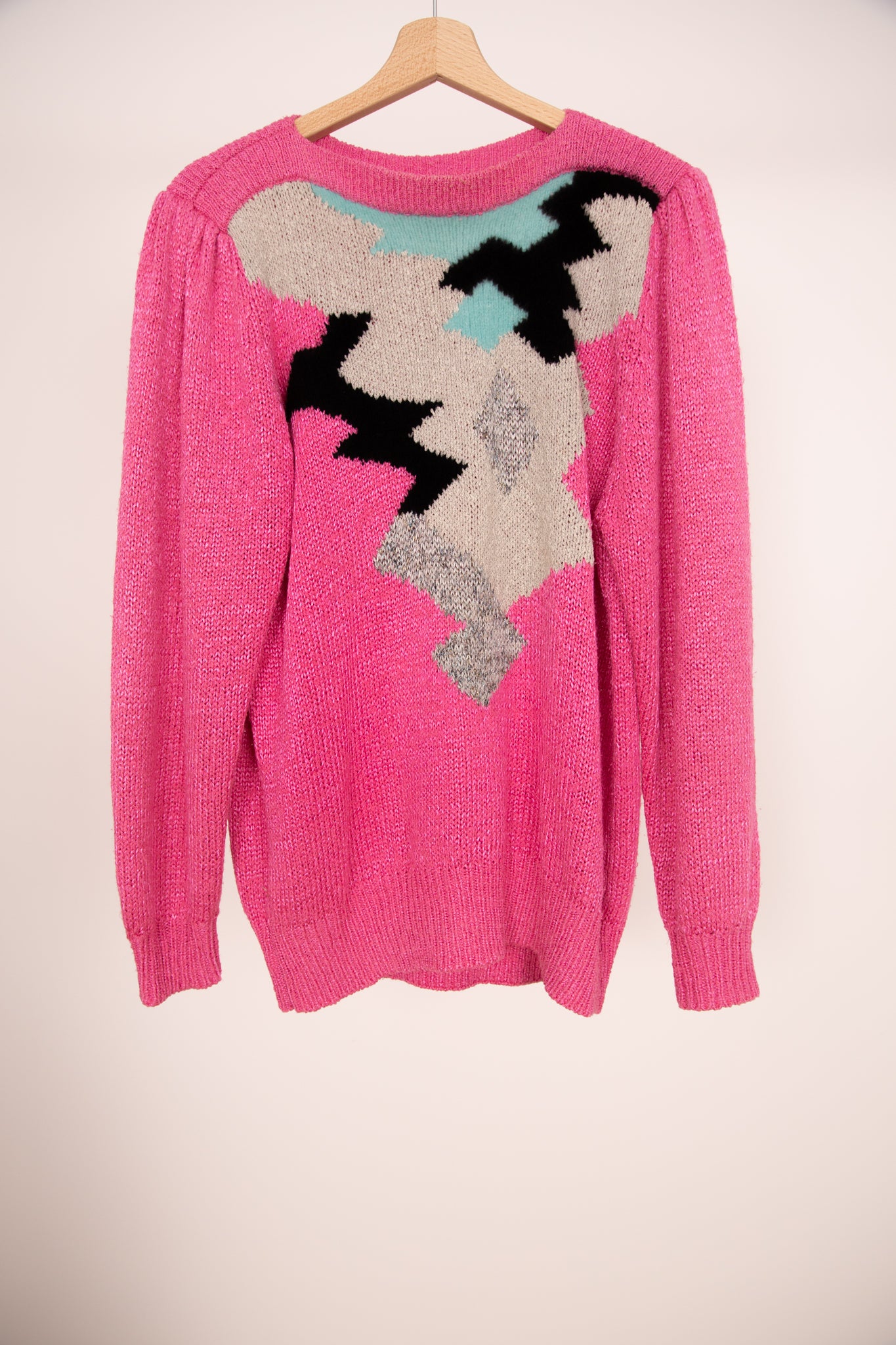 Tricot rose vif 42