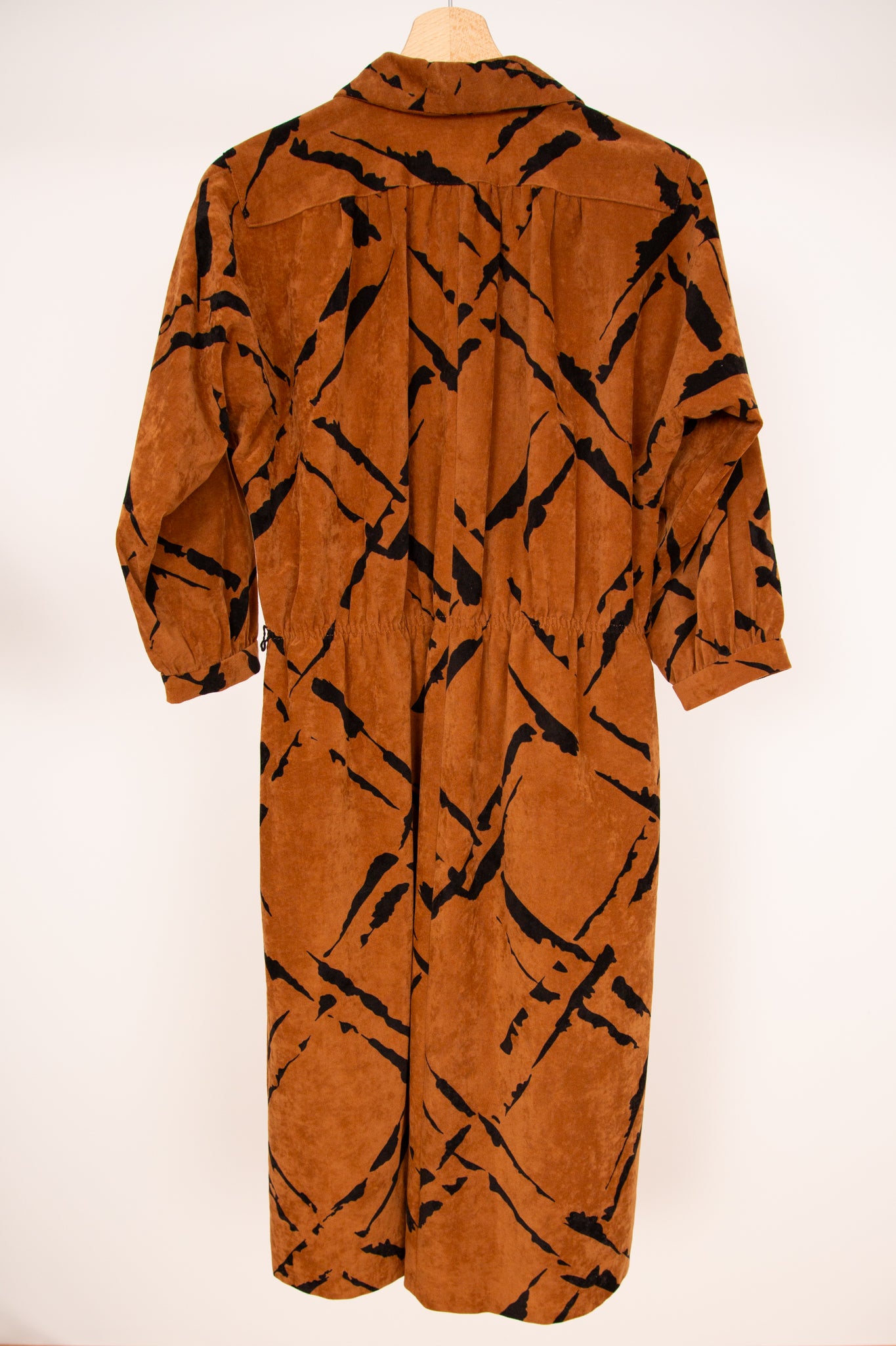 Robe portefeuille camel 40