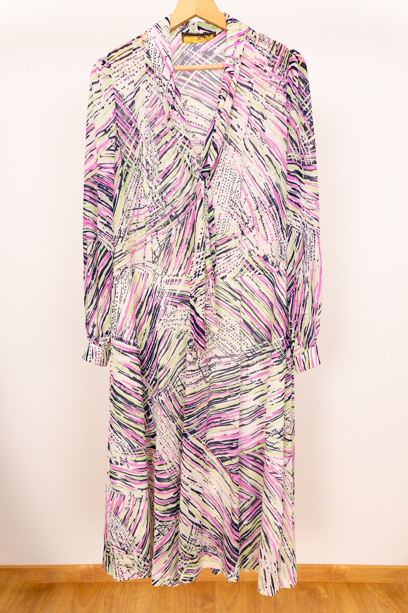 Robe lavallière pastel 42