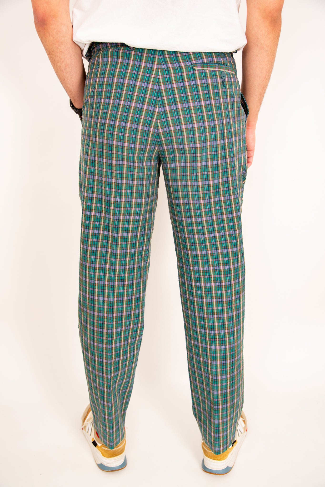 Pantalon golf à carreaux 42