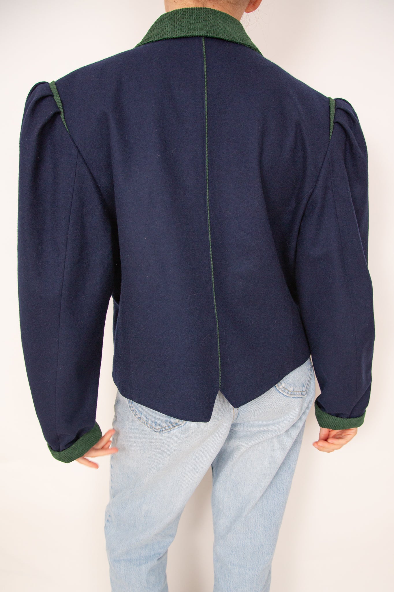 Blazer traditionnel bleu foncé 42