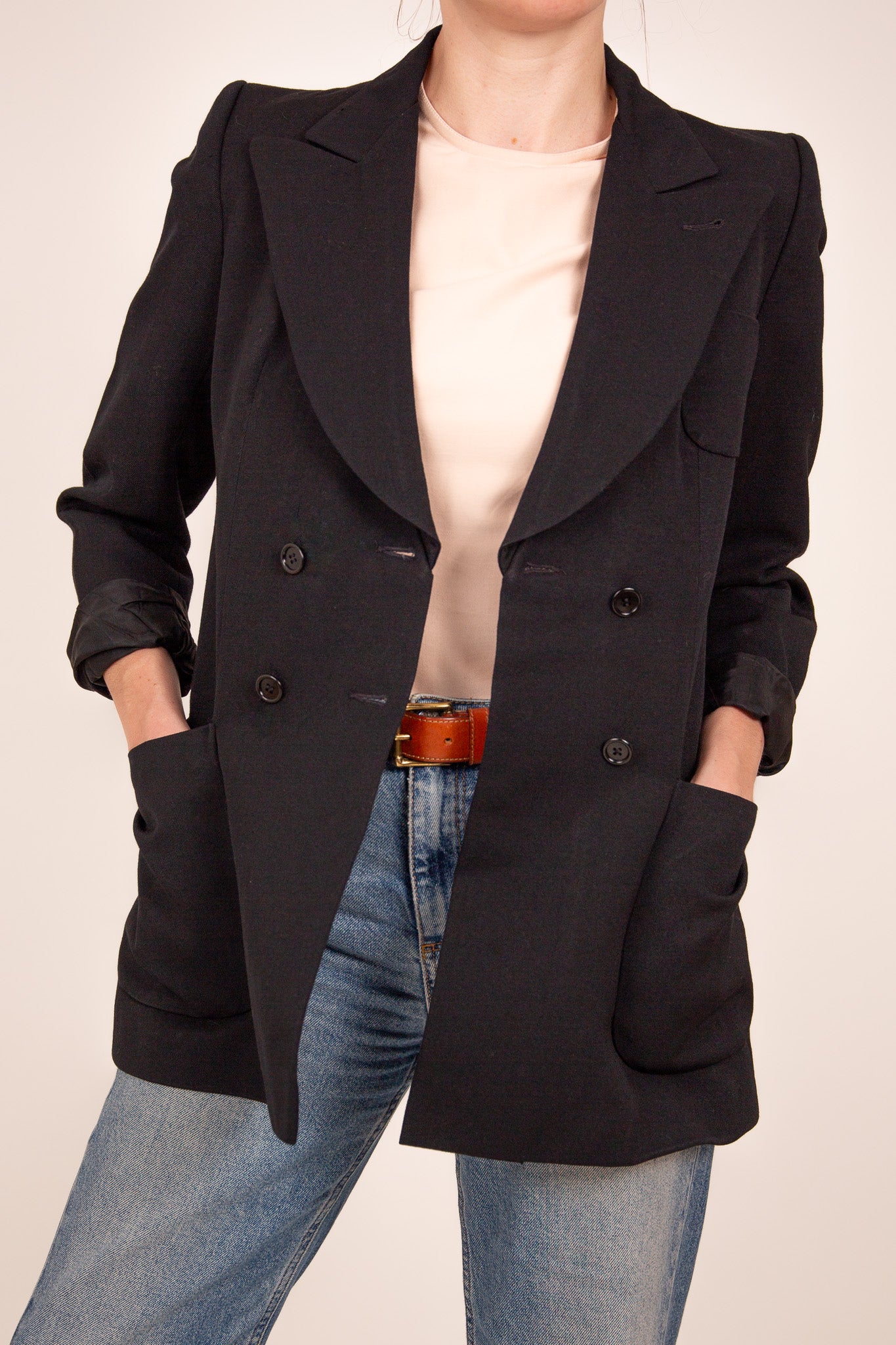 Blazer noir Janine Timbaut 38