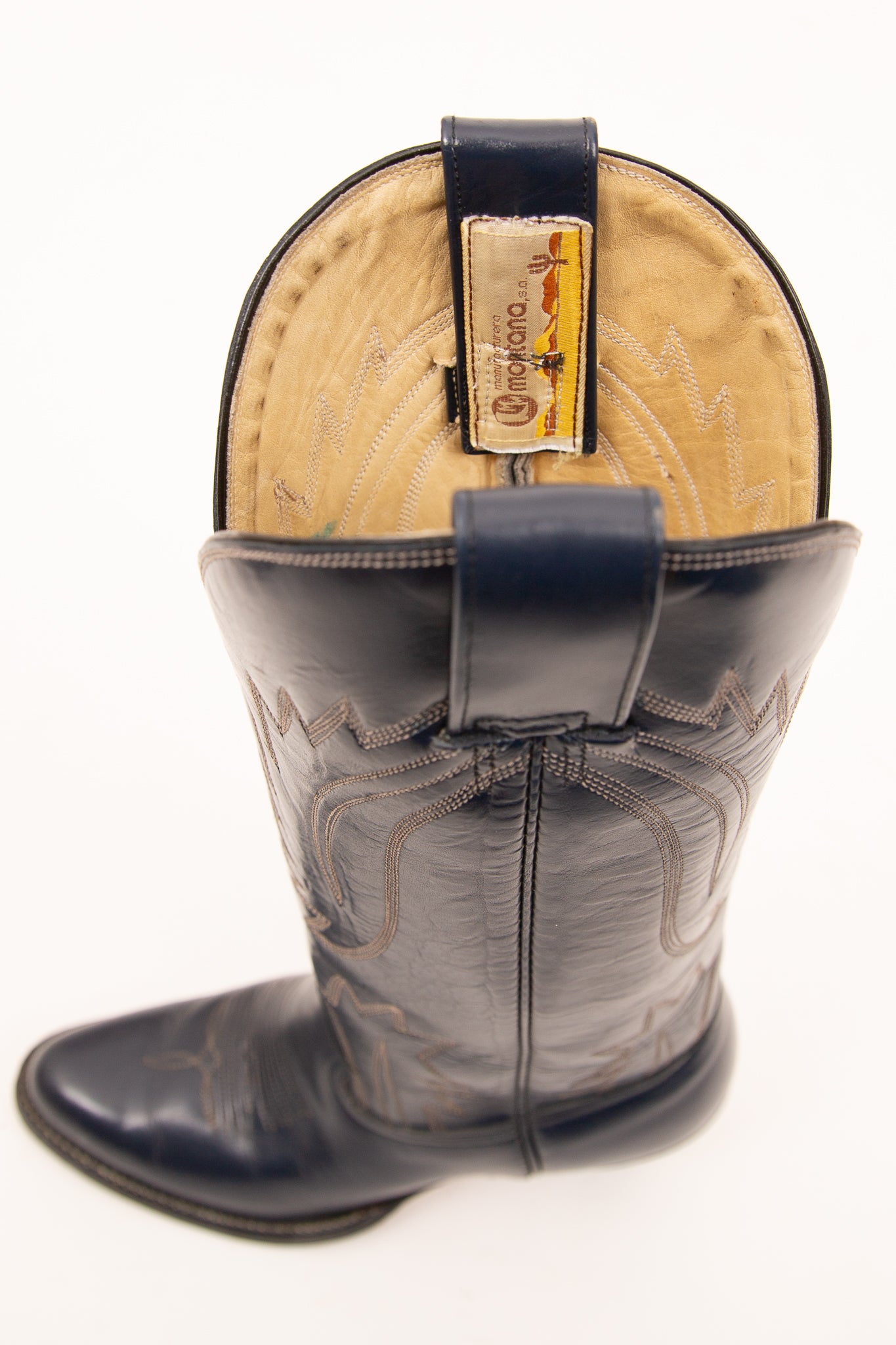 Santiags Montana bleu foncé 37,5