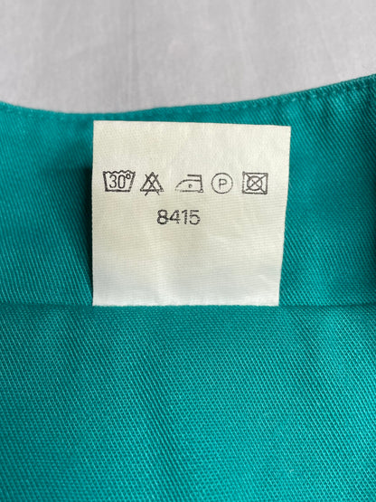 Robe à épaulettes turquoise 40