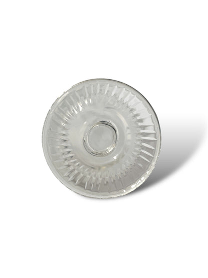 Verre à pied en cristal taillé