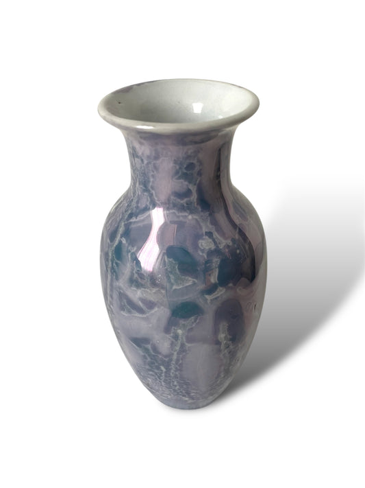 Soliflore marbré bleu irisé