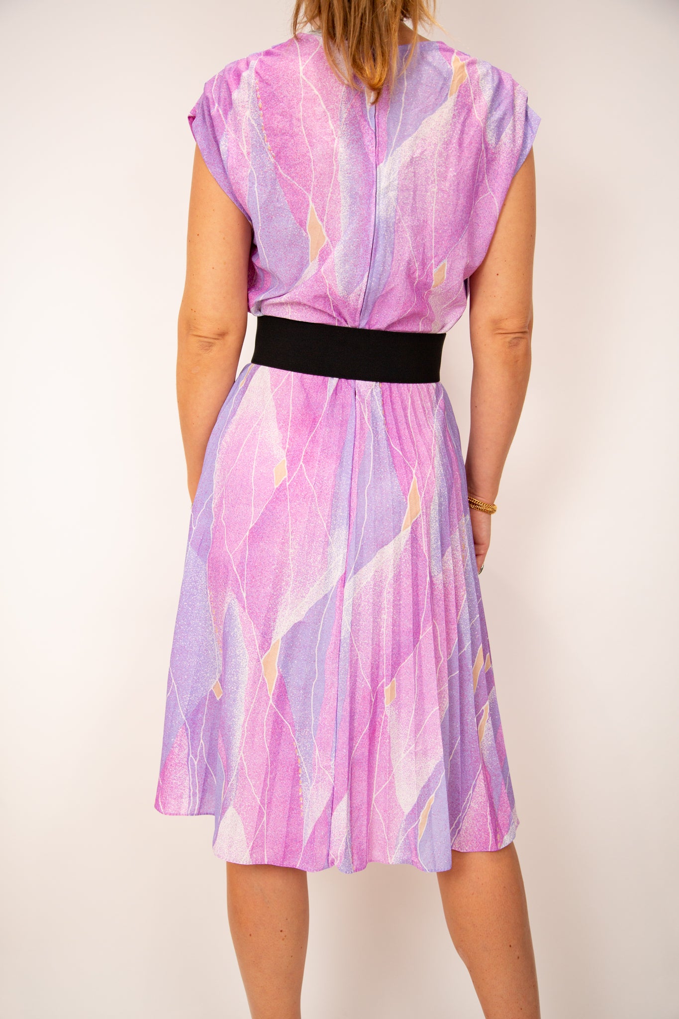 Robe plissée couleur pastel 40