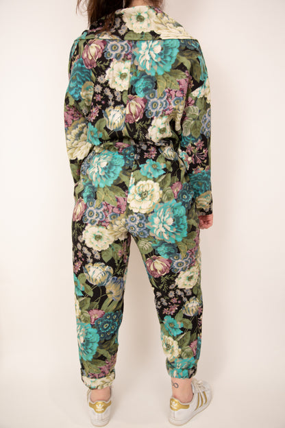 Combinaison florale en laine 38