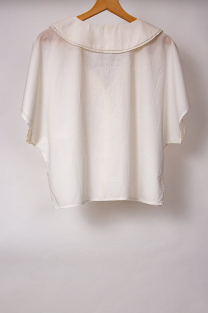 Chemisier blanc à dentelle 42