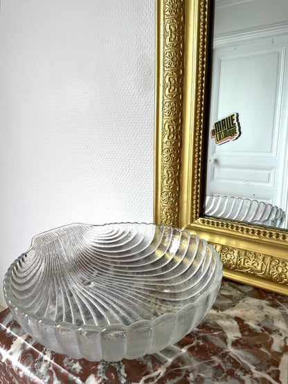 Saladier coquillage en verre