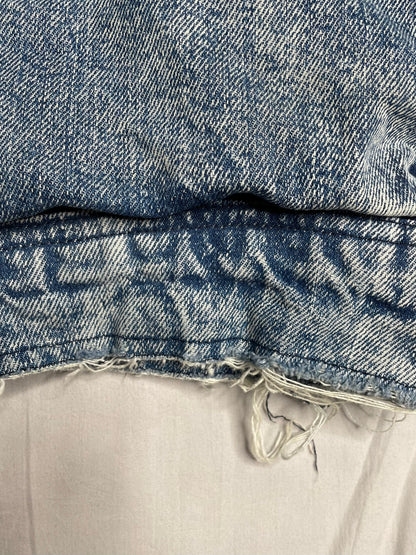 Blouson jean et turquoise 40