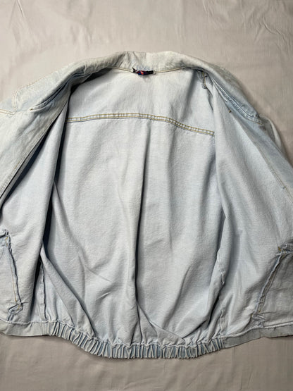Veste-blazer en jean bleu clair 44