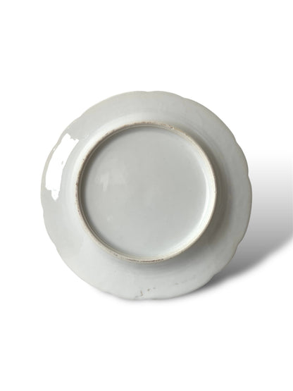 Assiette en porcelaine fleurie