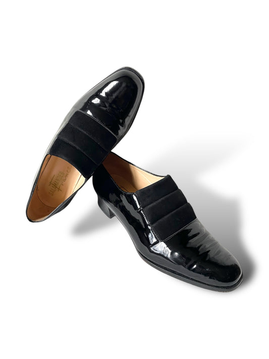 Mocassins Salamender en cuir verni noir 36