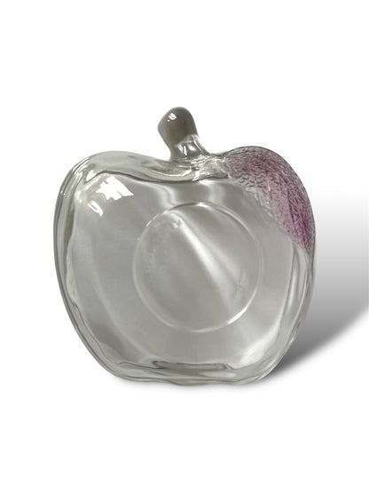 6 coupelles pomme en verre coloré