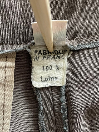 Pantalon à pince marron glacé 36
