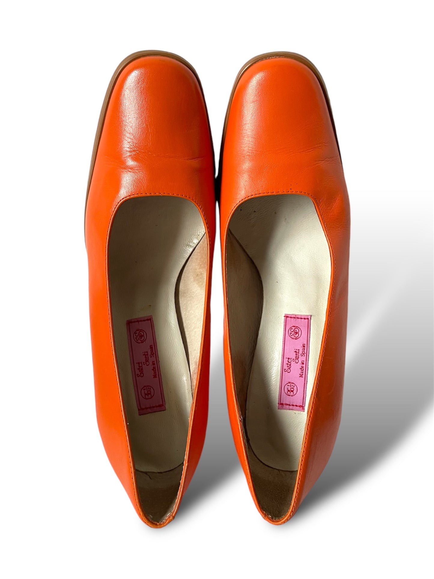 Escarpins orange 36.5