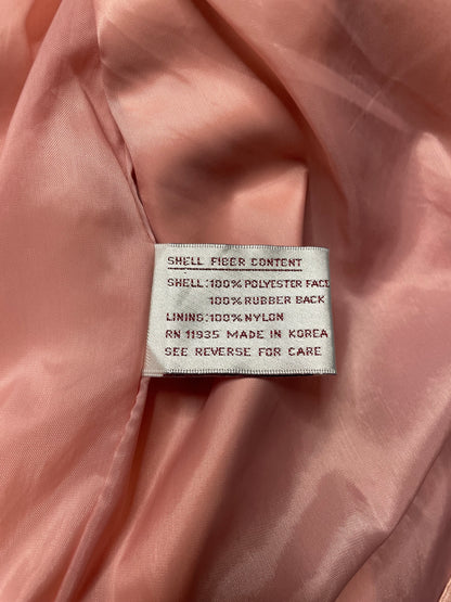 Trench-coat rose irisé 42