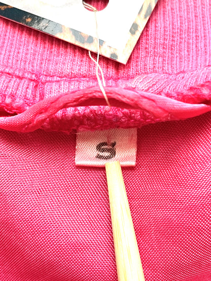 Gilet oversize rose satiné 38