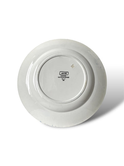 Assiette Artix de Digoin Sarreguemines