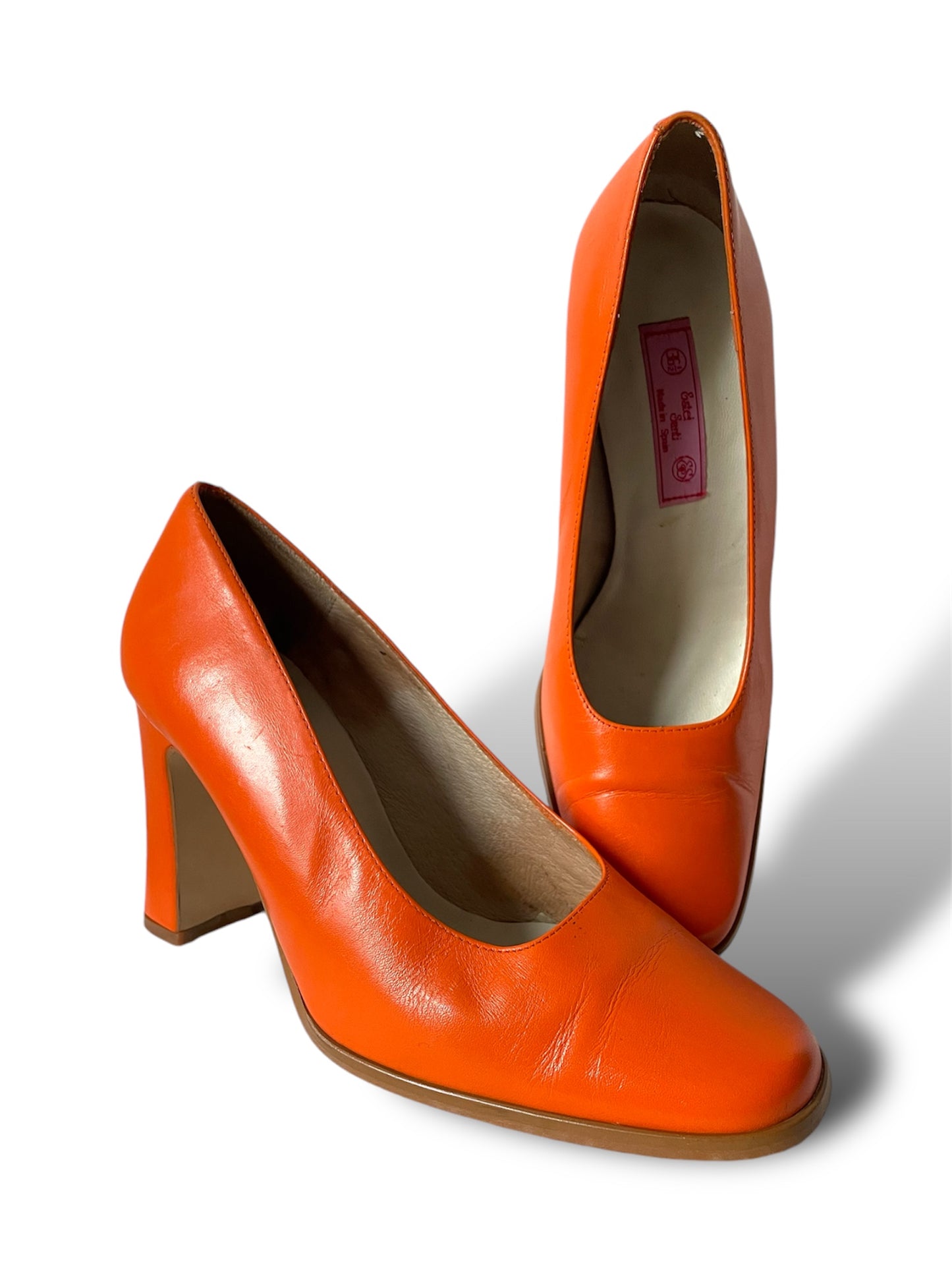 Escarpins orange 36.5