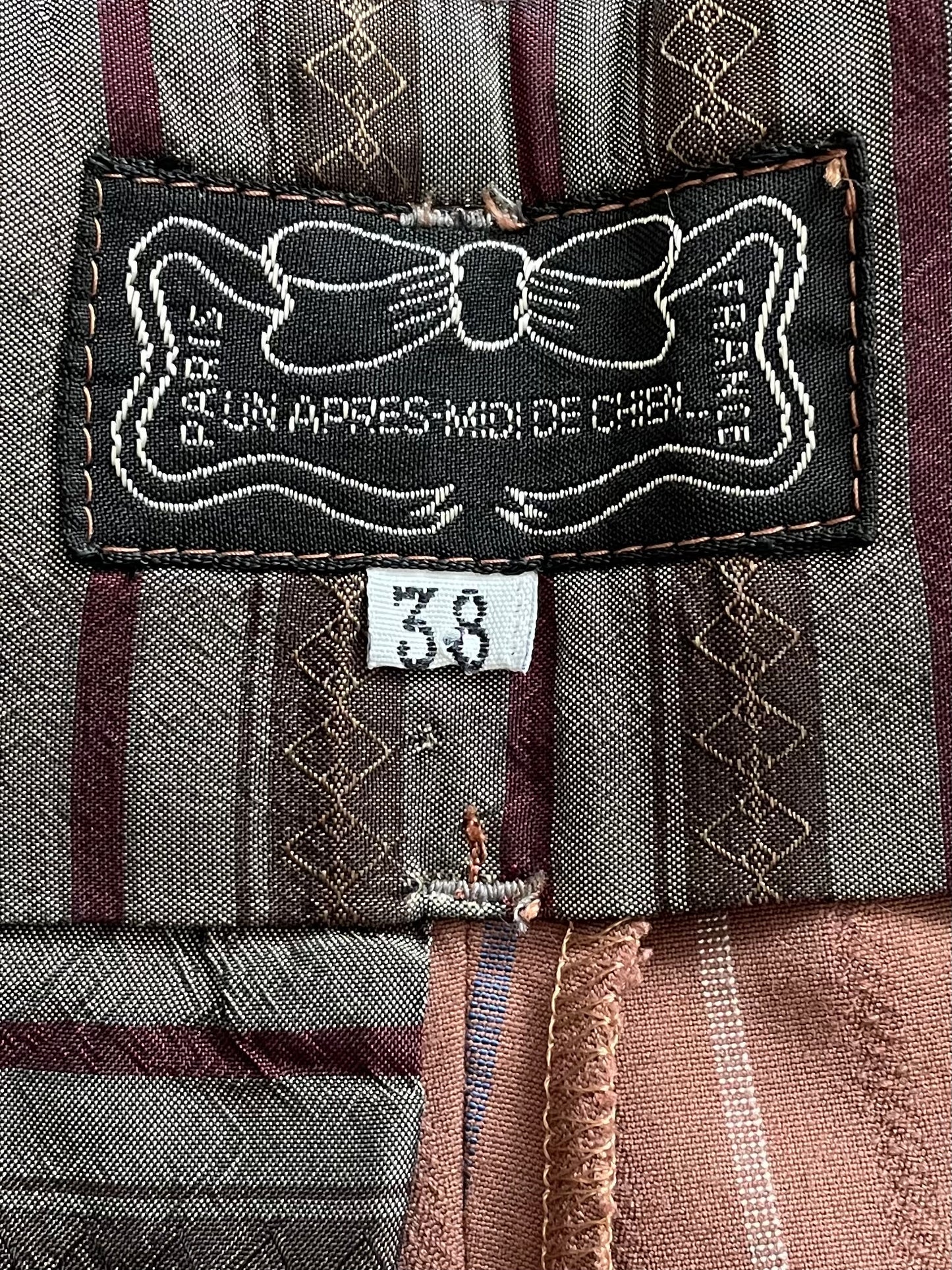 Pantalon palazzo à rayures 36
