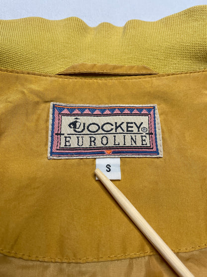 Blouson en soie moutarde 36