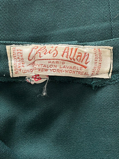 Pantalon vert foncé 34