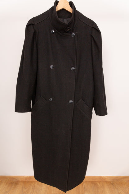Manteau en laine noir 40
