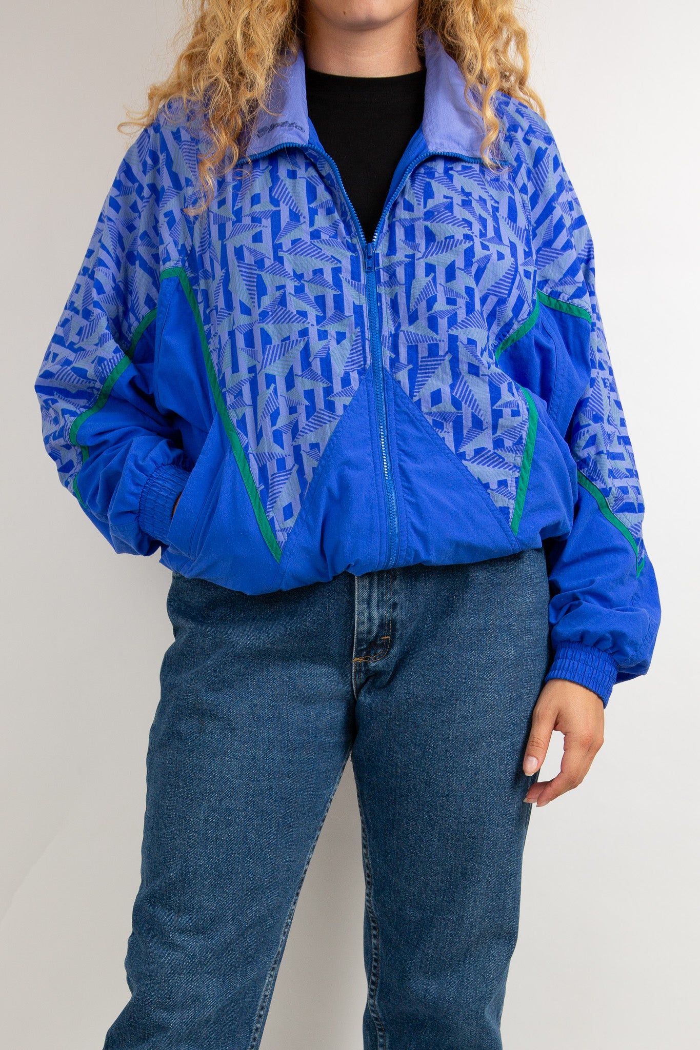 Veste de sport Lotto bleu et vert 38