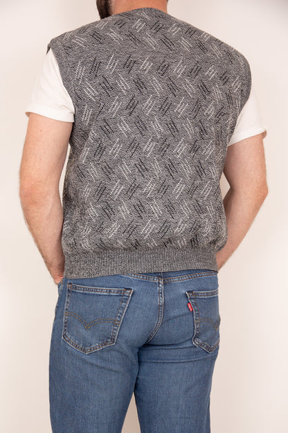Pull sans manches gris 40