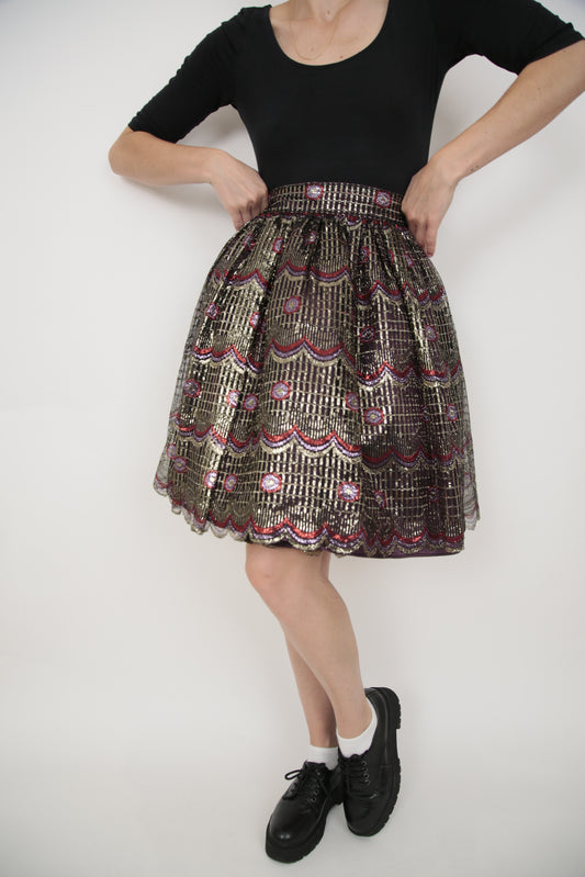 Jupe en tulle brillant 34