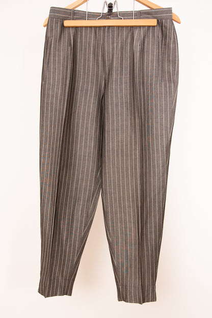 Pantalon à pinces gris 40
