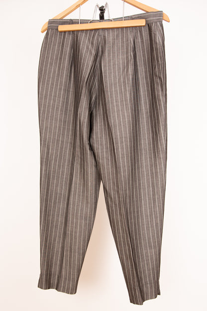 Pantalon à pinces gris 40