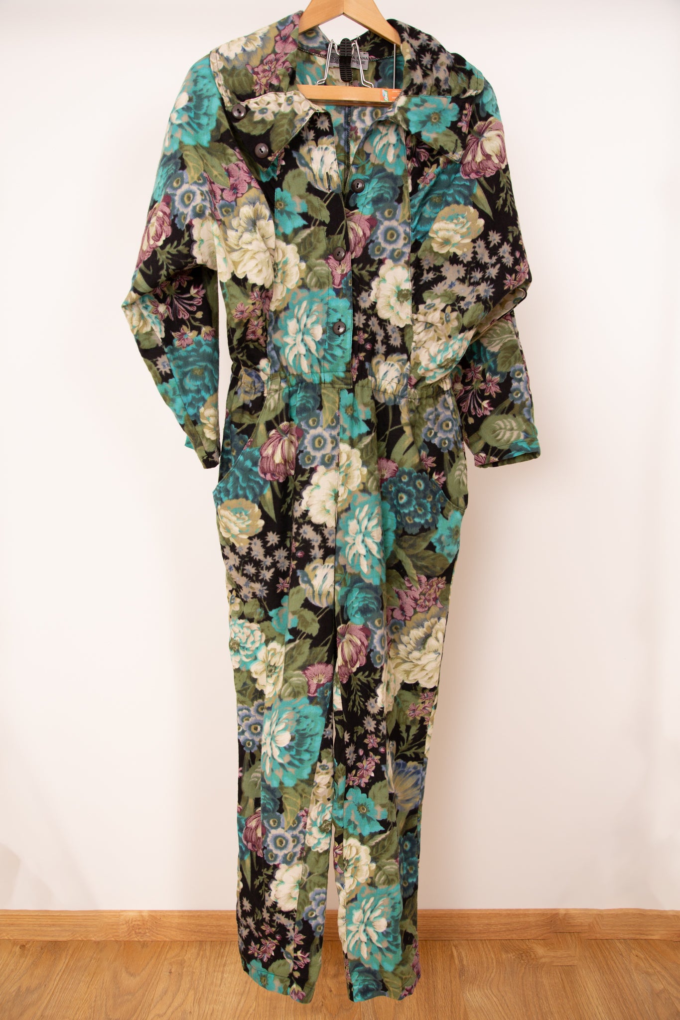 Combinaison florale en laine 38