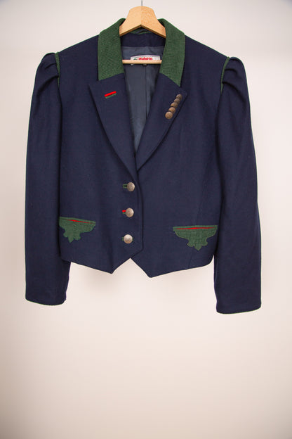 Blazer traditionnel bleu foncé 42