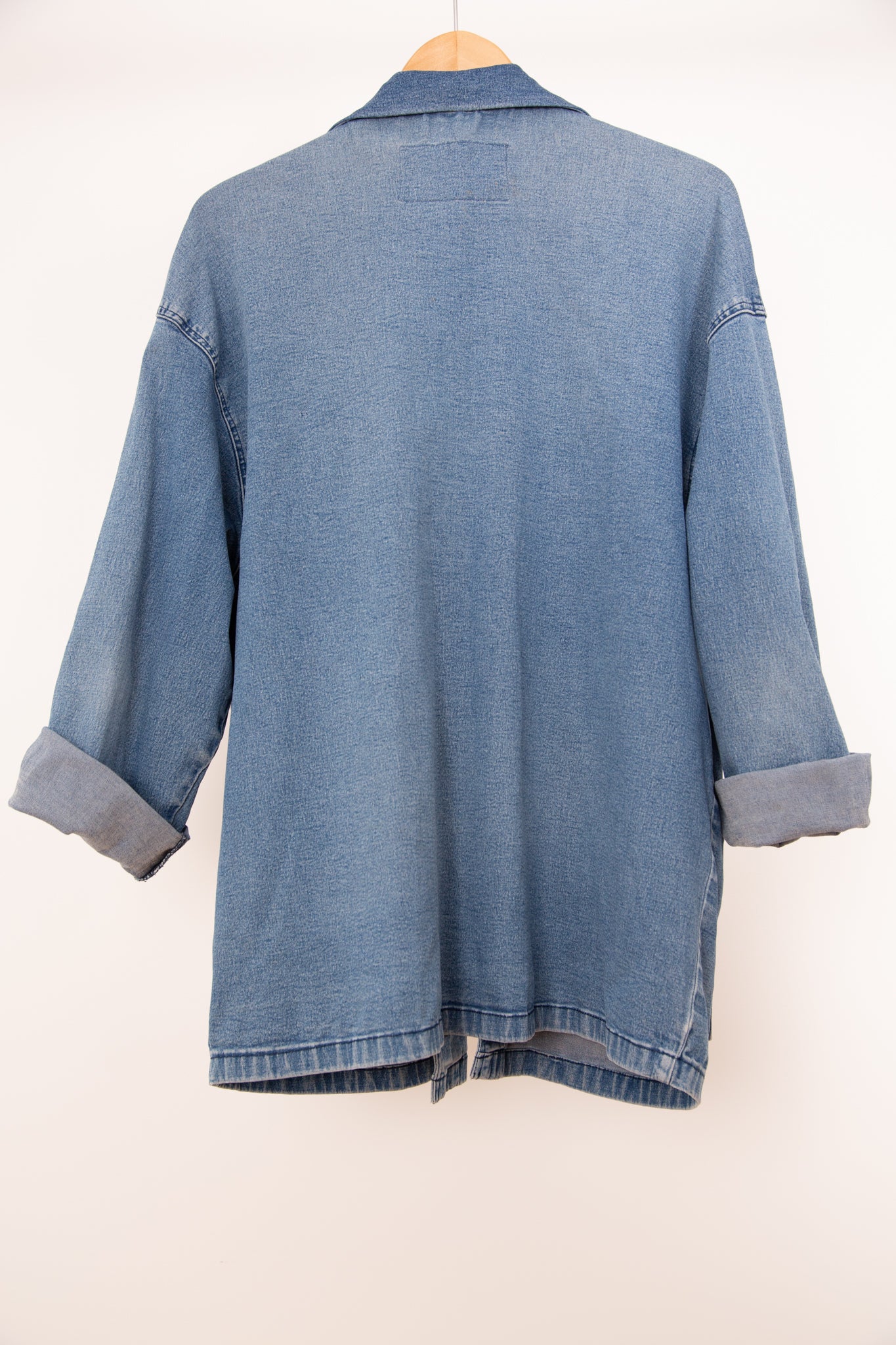 Veste en jean droite 46