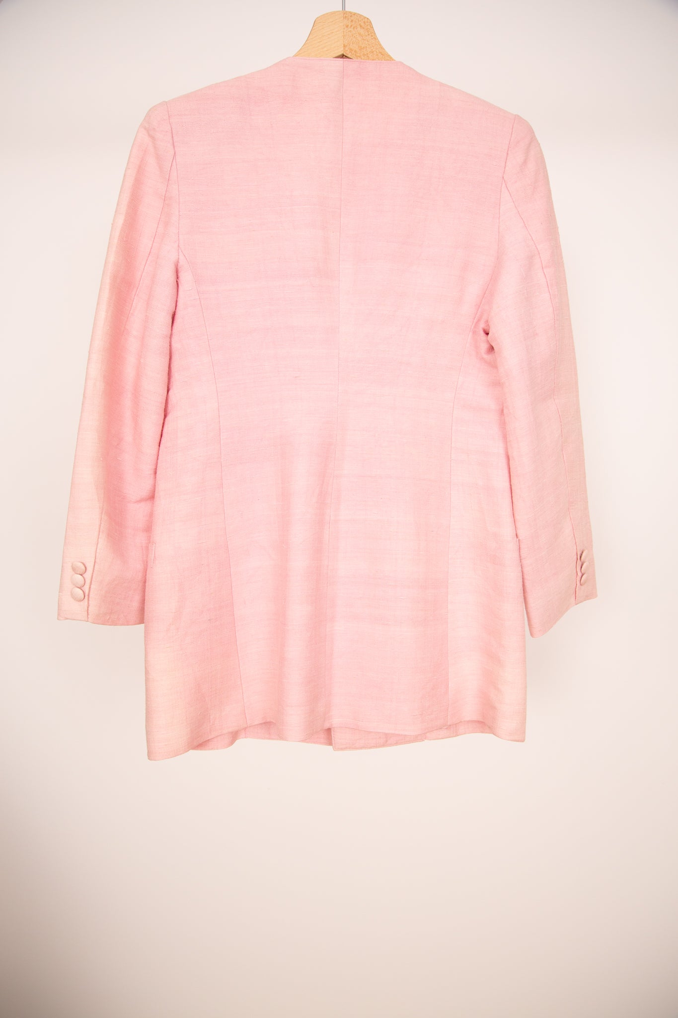 Veste tailleur rose pâle 36