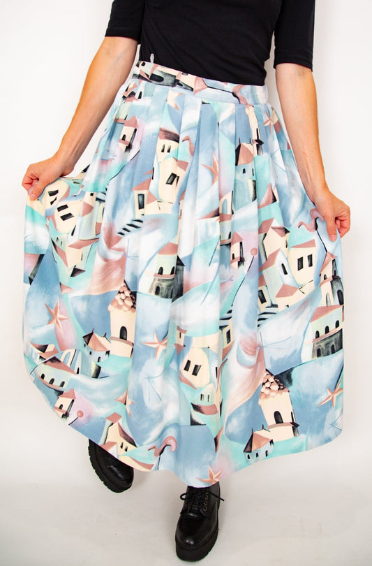 Jupe midi pastel 42