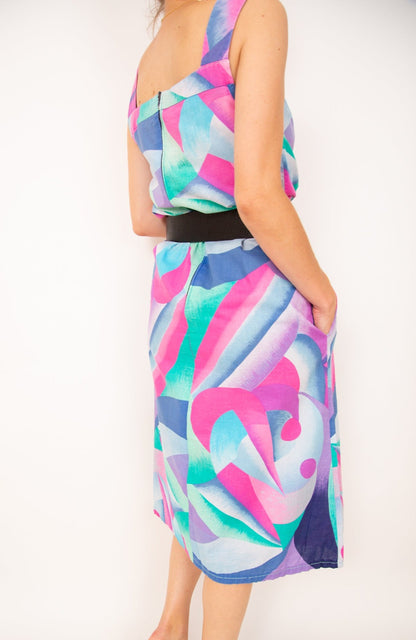 Robe longue psychédélique 38