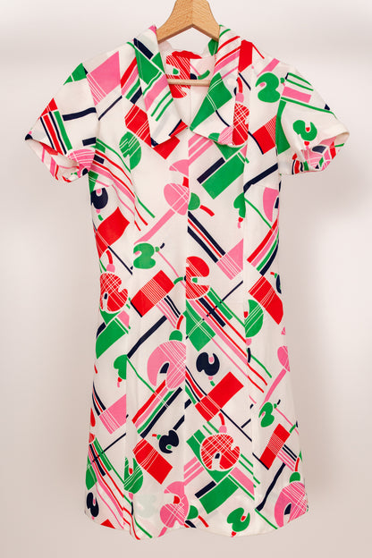 Robe sixties psychédélique 40