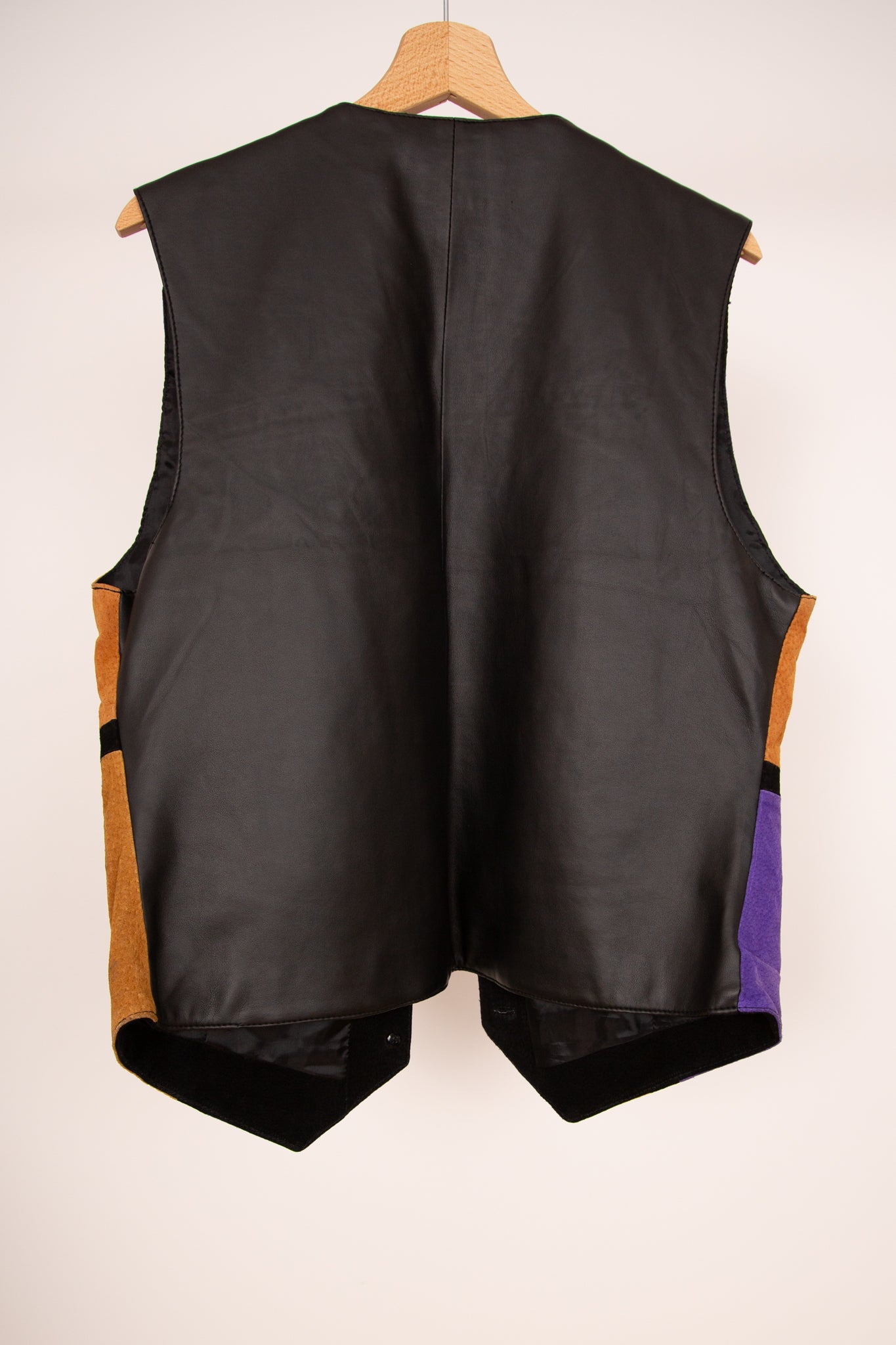 Veston camel violet et noir 44