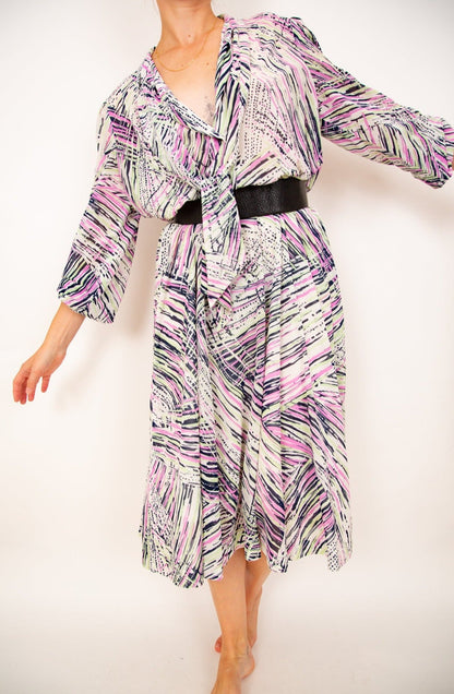 Robe lavallière pastel 42